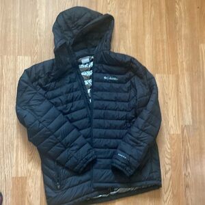 Columbia Woman’s Omni Heat Hooded Puffer Jacket/Coat Size Large